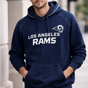 Team Apparel NFL Los Angeles Rams Blue Hoodie